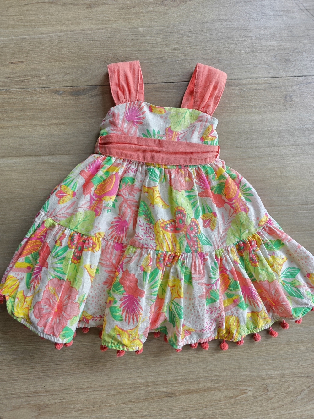 Tommy Bahama Tropical Floral Dress 12M | Colorful Summer Dress